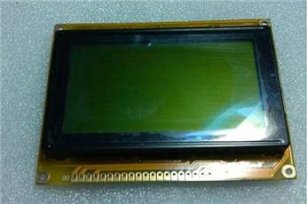 黄绿膜12864点阵液晶